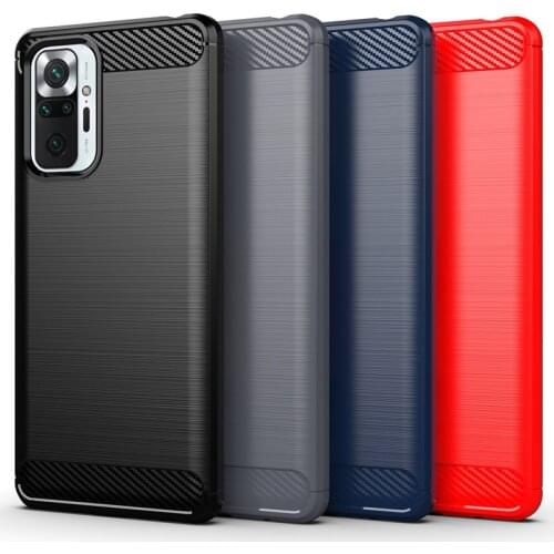 Anti-Fingerprint Matte Silicone Case for Xiaomi Redmi Note 10 Pro 5g Note10s Redmi Note 10 4G Drop Protection Phone Bag Cover