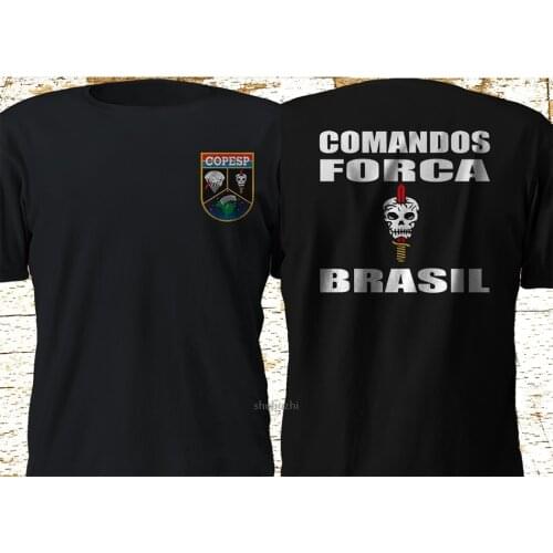 Copesp Special Operations Command Brasil Brazil Military Forces Bope shubuzhi Hot Sale Fashion Men Shirt Brand Clothing sbz8006
