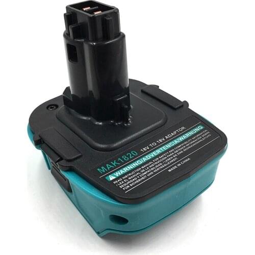 JABS MAK1820 Adapter Converter for Makita 18V Li-Ion Battery BL1830 BL1860 for Dewalt DC9096 Ni-Cd Ni-Mh Battery Tools