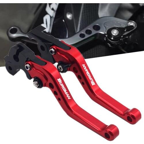 Motorcycle CNC Aluminum Accessories Short Adjustable Brake Clutch Levers Set For SUZUKI AN 650 BURGMAN AN650Z Burgman 2003-2020