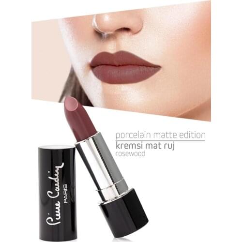 Cosmetic Lip Makeup Porcelain Matte Edition Lipstick Rosewood Lip Gloss Waterproof Lips Velvet Volume Moisturizer Silky Beauty