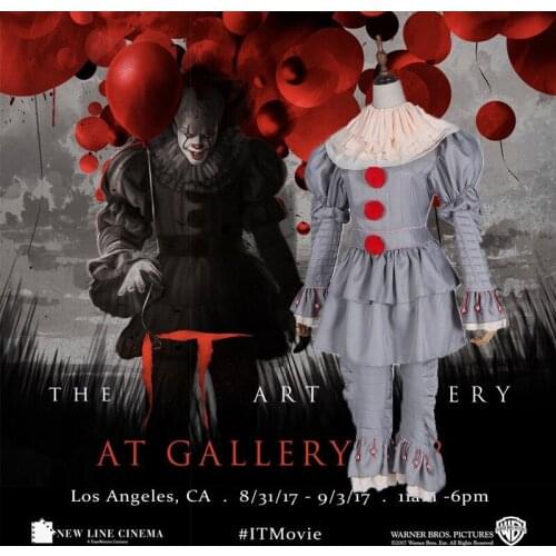 2019 Halloween Stephen Kings It: Chapter Two Pennywise Cosplay Costume Adult Unisex Clown Halloween Costumes