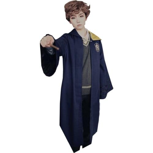 2021 Fantastic Beasts The Crimes of Grindelwald Cosplay Newt Scamander Costume Robe Newt Wizard