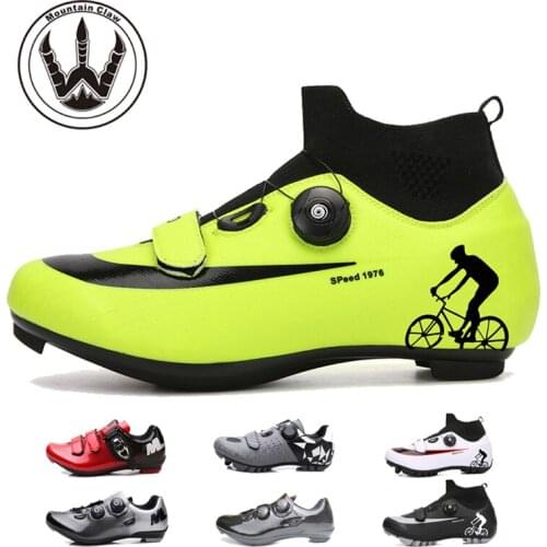 Professional Athletic Bicycle Shoes MTB Cycling Shoes Men Self-Locking Road Bike Shoes sapatilha ciclismo Women Cycling Sneakers