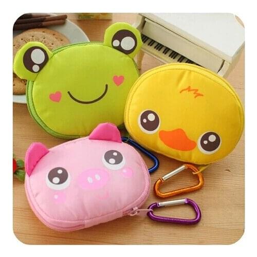 Cute Big Animal Shopping Bag Foldable Portable Eco-friendly Reusable Shopping Bags Women Messenger Bags #WT1127