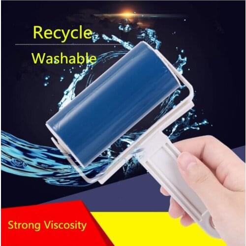Reusable Washable Roller Dust Cleaner Lint Sticking Roller for Clothes Pet Hair Cleaning Household Dust Wiper Tools