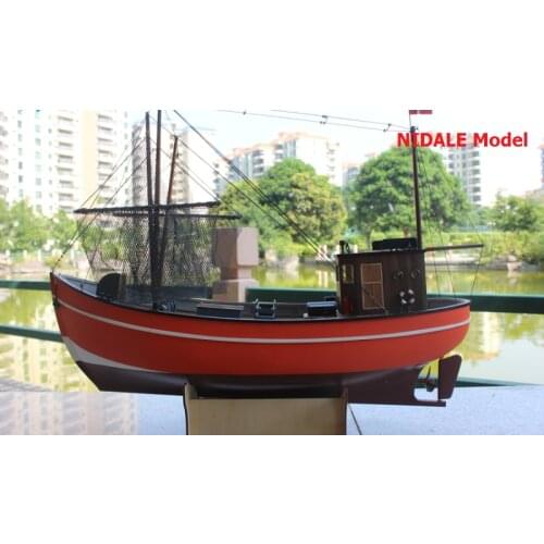NIDALE Model RC Fishing boat model kit FRP hull