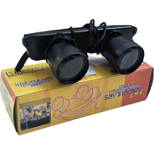 1PCS Fishing Glasses 3x28 Anti-Glare Increase Clarity Magnifier Glasses Style Outdoor Fishing Optics Binoculars Telescope Newest