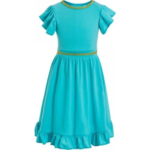 Girls dress baby girl clothing teenagers dress girl birthday dress Princess Aladdin Jasmine Sassy Prestige Costume Belly Dance