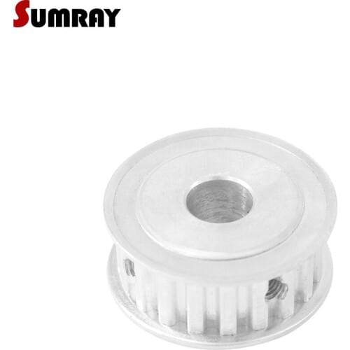 SUMRAY XL 19T Timing Pulley 5/6/6.35/14/15/16mm Bore Gear Belt Pulley 11mm Belt Width Synchronous Pulley Wheel for Laser Machine