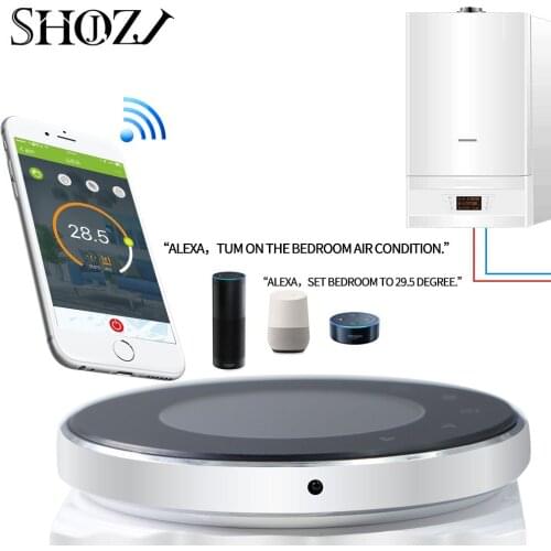 Alexa Google TUYA Home Water/Gas Boiler Thermostat Backlight WIFI Weekly Programmableroom temperature controller