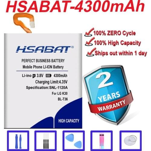 Top Brand 100% New 3950mAh BL-T36 Battery for LG Harmony 2,K10 2018,K11-2018,K30,K11+ 2018,L413DL X410 X410E X410L in stock