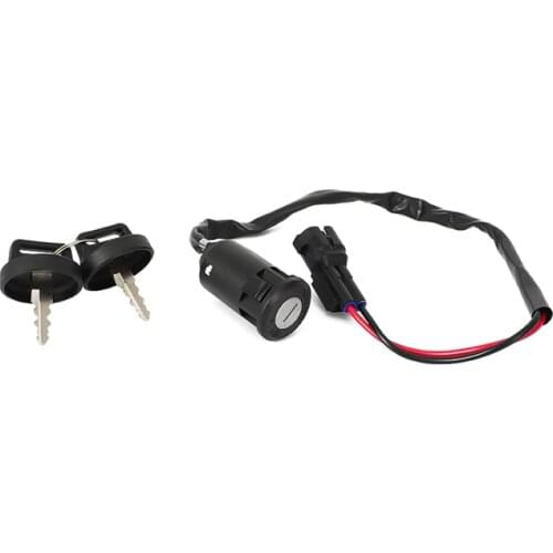 Universal Ignition Key Switch with Wire Motorcycle Switch for Honda TRX90 2006 TRX90EX 2007-2008 TRX90X 2009-2020 ATV Parts