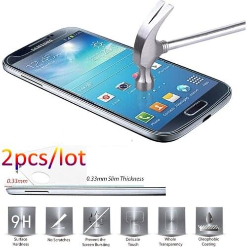 2pcs For Samsung Galaxy S3 mini S4 mini S5 mini S5 neo Mobile Phone High Clear Thin Tempered Glass Screen Protector Film