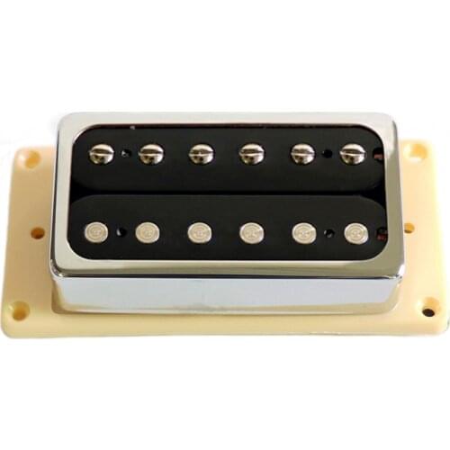 Sell Free Shipping N&B per SET Ceramic magnet lp guitar pickup Chrome humbucker pickups with rings