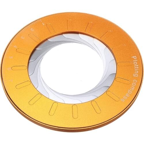1pc High-Precision Circle Drawing Tool Math Measuring Ruler Round Adjustable Size DIY Plotting Compass Drafting Drawing Rulers