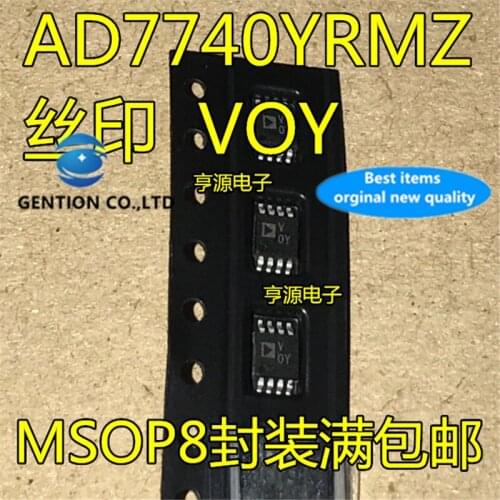10Pcs AD7740 AD7740YRMZ AD7740YRMZ-REEL7 Silkscreen VOY MSOP8 in stock 100% new and original