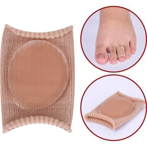 2PCS/LOT New Arrival Fabric Gel Tube Bunion Toes Separator Blister Cover Corn Calluse Pain Relief Guard Bunion Toe Protector