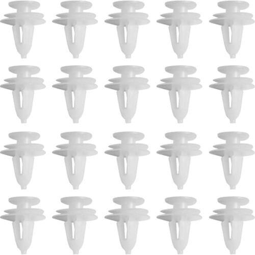 20pcs Car Door Panel Buckle 9mm Rivets Fastener Interior Door Card Panel Retaining Trim Clips For BMW 3 5 7 E36 E34 E32 E39 M5