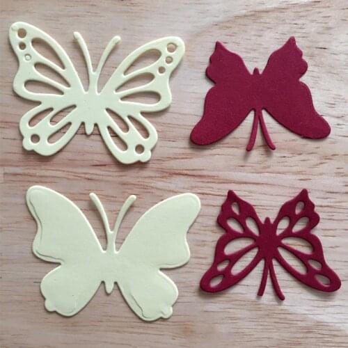 4PCS/Lot Butterfly Metal Cutting Dies DIY Cards Stencils Photo Album Embossing Paper Making Scrapbooking Card Mold Crafts Dies