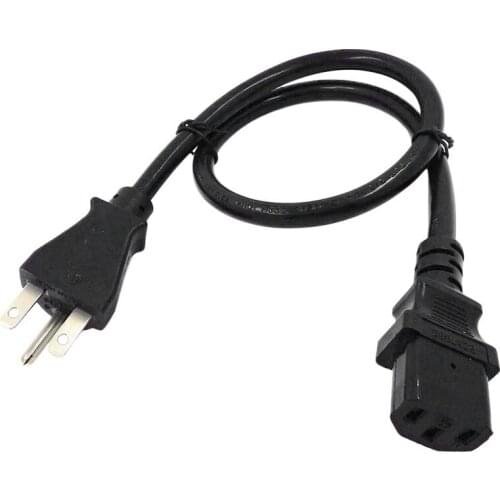 US NEMA 6-15P to IEC320 C13 AC Power Cord, 15A/250V Computer 3X2.08mm Extension Cable(US Plug)