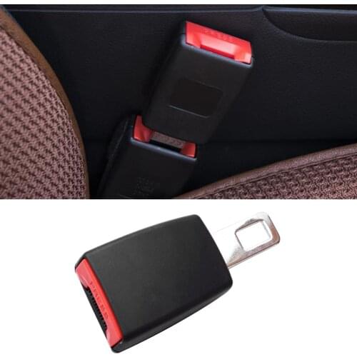 Car Auto Seat Safety Belt Buckle Extension Extender Clip Alarm Stopper Universal Insuance Belts Extender Safety Belt Accessories