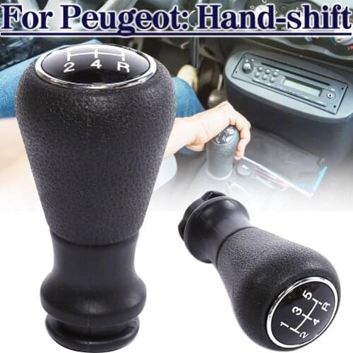 Car Black 5 Speed Gear Stick Shift Knob Manual For Hand-shift Universal Car Interior Accessories