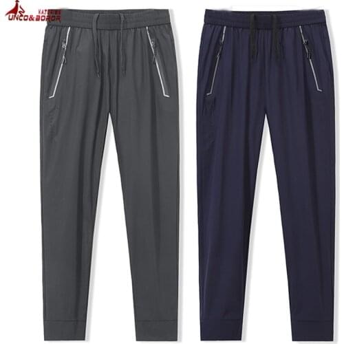 Men Summer casual Pant Breathable Lightweight Quick Dry streetwear Sweatpants 7XL 8XL Military Gym Joggers Trousers Men Clothing