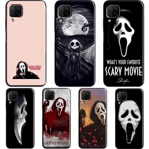 Scream Ghost face Case For Huawei P20 Lite P40 P30 Pro Nova 5T P Smart Z 2019 2021 Honor 10 Lite 9X 8X Cover