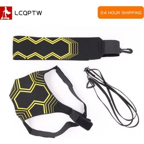 Football training equipment Soccer kick belt Kick Return Belt Trainer Fits Ball Size 3 4 5 2018 Beginners practice high quality