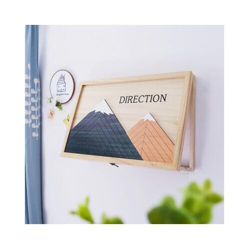 Solid Wood Electric Meter Box Shielding Nordic Decoration Box Japanese-style Simple Weak Electric Box Hub Box Shielding Box