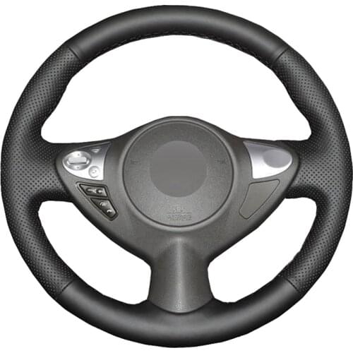 DIY Car Steering Wheel Cover Wrap Leather Suede For Infiniti FX FX35 FX37 FX50 2009-2013 QX70 For Nissan Juke 370Z Note (UK)