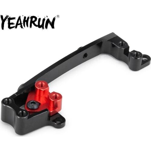 YEAHRUN Aluminum Steering Servo Mount Bracket for Axial SCX10 II 90046 1:10 RC Rock Crawler Car