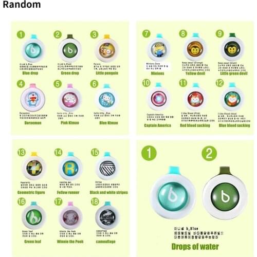 Reusable Mosquito Repellent Badge Button Baby Pregnant Woman Mosquito Repellent Clip For Travel Camping Hiking Outdoor Playing