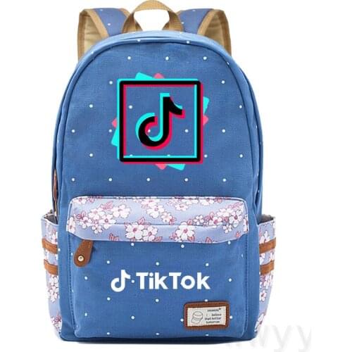 TIK TOK Fashion Women Backpack Female School Bag For Teenager Girls Laptop Shoulder Bags Travel Backpack