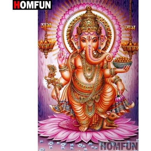 HOMFUN Full Square/Round Drill 5D DIY Diamond Painting "Religious image"Embroidery Cross Stitch 5D Home Decor A01592