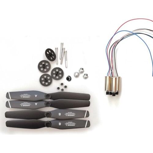 Fit For RC Drone SP500 Spare Parts Propellers Blades SP500 Quadcopter Motor Engines Gear Aluminum Shaft