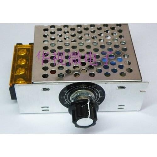 Thyristor Voltage Regulator, Speed Regulator, Temperature Adjustment, Dimming 4000W Stepless 0V Starting