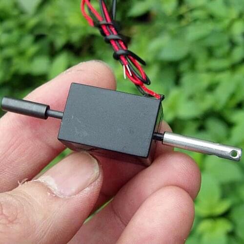 Self-retaining (two-way) Electromagnet DC 12V Push-pull Solenoid Electromagnet for DIY Automation Equipment Stroke 5 Mm