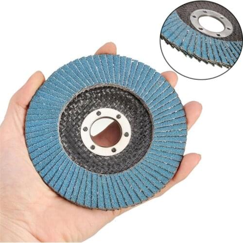 40/60/80/120Grit Sanding Discs Metal Plastic Wood Abrasive Tool Grinding Wheels Flap Discs 115mm 4.5" Angle Grinder 1PCs