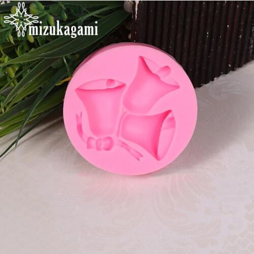 1pcs UV Resin Liquid Silicone Mold Christmas Bells Shape Resin Molds For DIY Charms Making Jewelry Finding Accessories