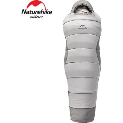 Naturehike Camping Hiking Sleeping Bag Portable Autumn Winter Thickening Warmth Cold-Proof Cotton Sleeping Bag NH21MSD03