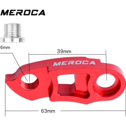 MEROCA MTB Mountain Bike Road Bicycle Rear Derailleur Converter Long Extend Tail Hook Iamok Frame Extension Seat