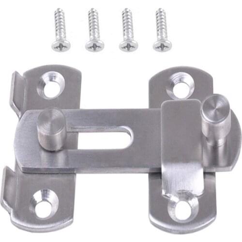 70*50 MM Hasp Latch Metal Hasp Latch Lock Sliding Door Lock for Window Cabinet Fitting Sliding Door Buckle