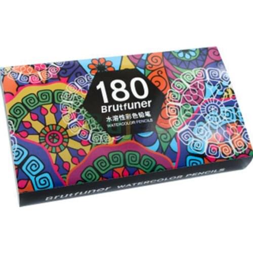 180 water soluble color pencil art drawing pencil lapis de cor multicolor painting pencil Plomo de arco iris Cor do arco-íris