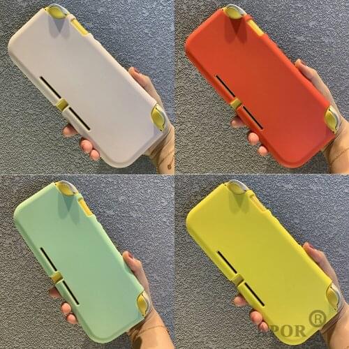 3 in 1 Kit Protective Cover Case Pure Color Skin Shell Protector 2 Analog ThumbStick Grips For Nintendo Switch Lite Dropshipping