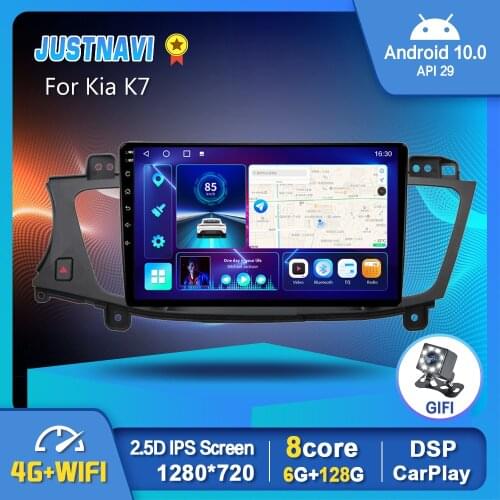 EKIY Android 10.0 Navigation For Kia K7 2009 2010 2012 2013 Car Radio Multimedia Video Player GPS 4G WIFI Wireless Carplay DSP