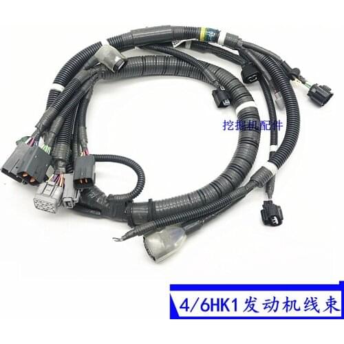 Free Shipping Excavator JCB200/220/240/290/360 engine Harness Isuzu 4/6hk1 line