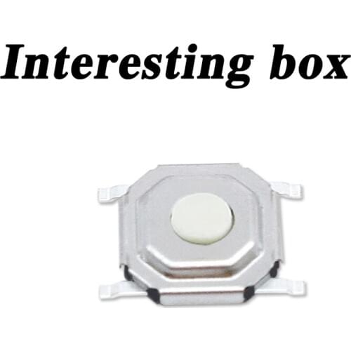 Free shippingTS-C005 touch switch patch 4*4*1.5-4.3 micro button 4x4x4.0 four-legged plastic head DIY handmade accessories