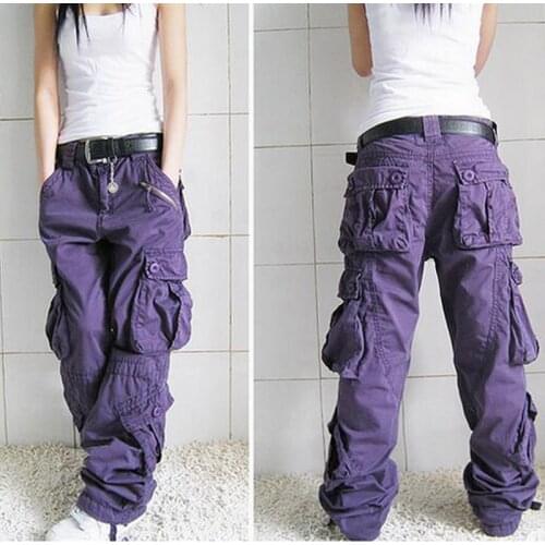 New Arrival Plus Size Cargo Pants Lovers Fashion Hip Hop Loose Jeans Baggy Pants For Women Men